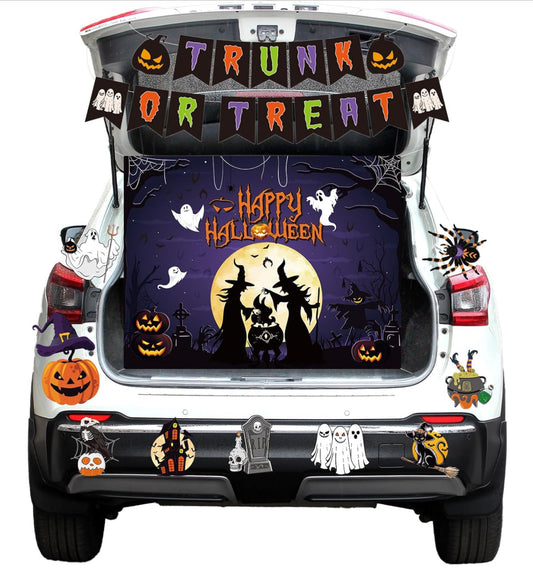 Witch Trunk or Treat Decor