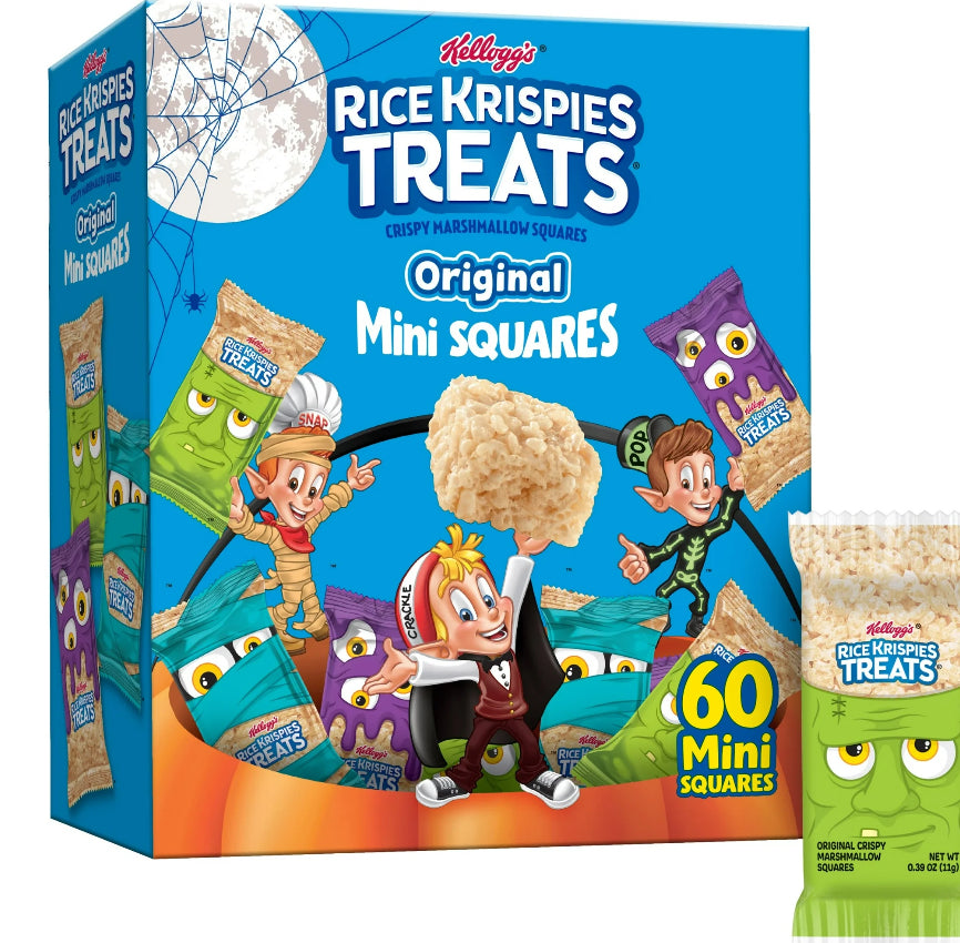 Halloween Rice Krispies (60 mini squares)