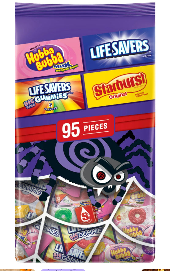 Starbursts, Lifesavers, Hubba Bubba Assortment (95 ct)